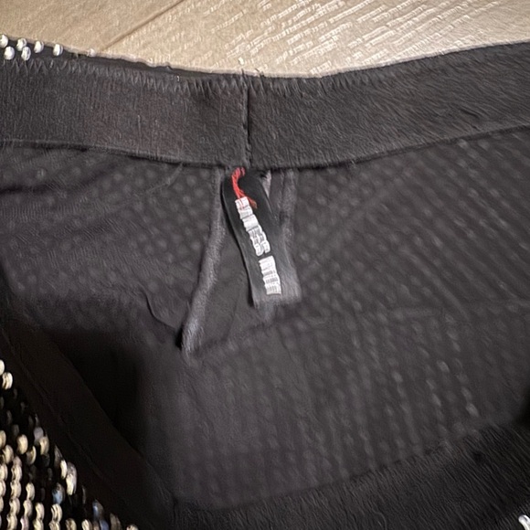 Adam Selman sport Leopard Print Mini Skirt - Black and Blue - Picture 3 of 4